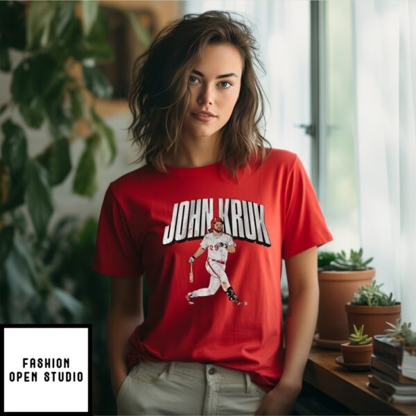 John Kruk Slugger Swing Baseball Vintage T-Shirt