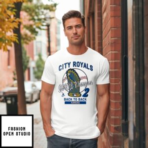 Kansas City Royals 2 Mlb Champions Hardwood Classics Champions Vintage T-Shirt
