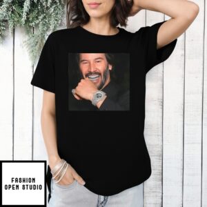 Keanu Reeves Diamond Grill And Luxury Watch T-Shirt