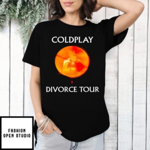 Kristin Cabot And Andy Byron Coldplay Divorce Tour T-Shirt