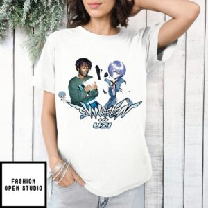 Lil Uzi Vert X Rei Ayanami Anime T-Shirt