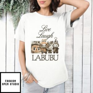 Live Laugh Labubu Lululemon Dubai Chocolate Matcha Labubu Dollt T-Shirt