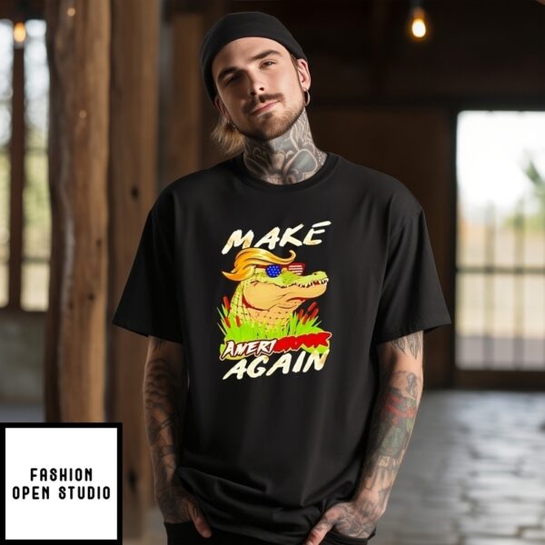 Make Amerigator Again Donald Trump Hair Meme T-Shirt