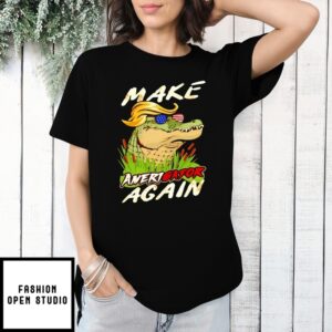 Make Amerigator Again Trump Hair T-Shirt