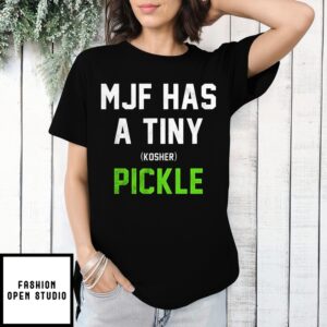 Mark Briscoe Wearing Mjf Has A Tiny Pickle T-Shirt