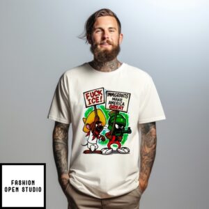 Marvin The Martian Fuck Ice Immigrants Make America Great T-Shirt