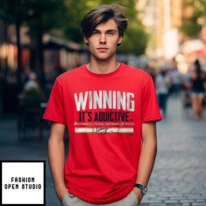 Matthew Tkachuk Winning It’S Addictive Best Team On The Ice, Best Team Off The Ice Signature T-Shirt