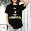 Mexico 2025 Concacaf Gold Cup Champions Bicampeones Logo T-Shirt