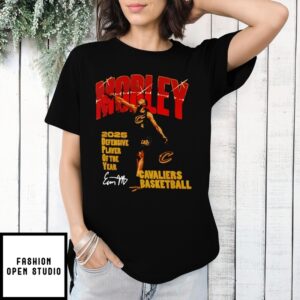 Mobley 2025 Defensive Player Of The Year Cavaliers Basketball Signature T-Shirt