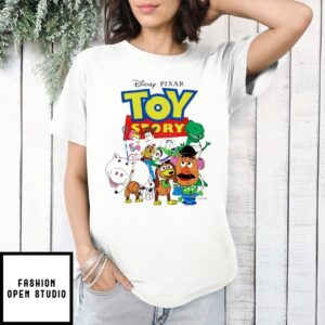 Mr. Potato Head Bo Peep Rex And Ham Toy Story Characters Disney Pixar T-Shirt