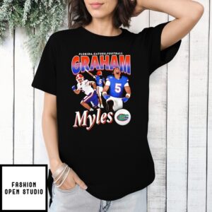Myles Graham Florida Gators  Illustrated T-Shirt