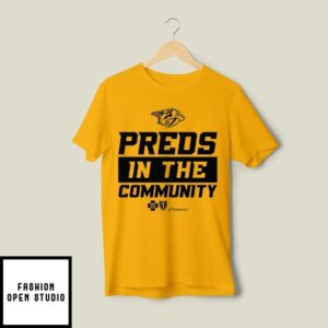 Nashville Predators Preds In The Community Of Tennessee T-Shirt