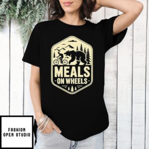 Natural Meals On Wheels Bear T-Shirt