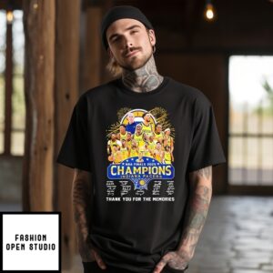Nba Finals 2025 Champions Indiana Pacers Thank You For The Memories Signatures T-Shirt