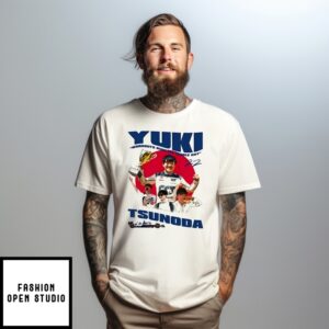 Nicole Piastri Wearing Yuki Tsunoda T-Shirt