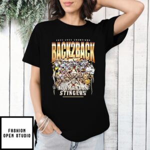 Normanton Stingers 2023 2034 Champions Back 2 Back T-Shirt