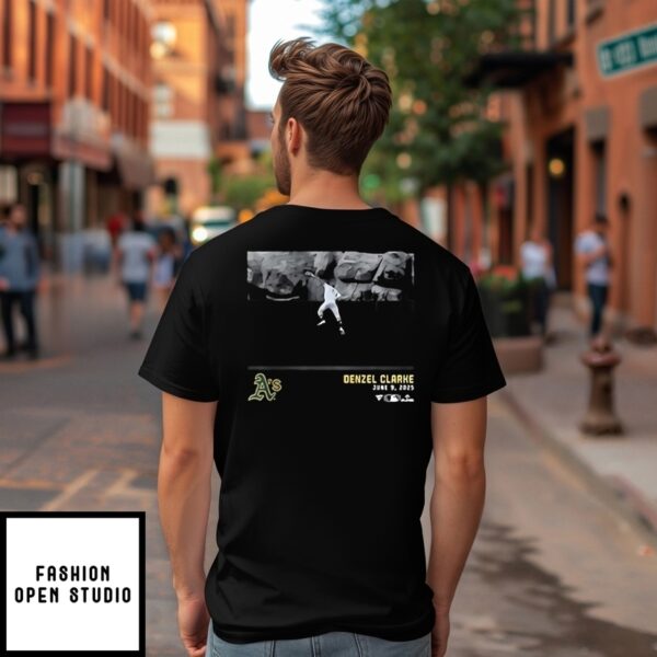 Oakland Athletics Denzel Clarke Graphic Player T-Shirt