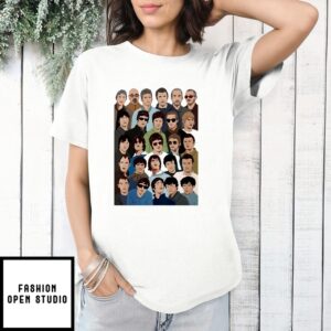 Oasis Through The Years Caricature T-Shirt
