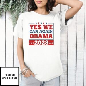 Obama 2028 Yes We Can Again T-Shirt