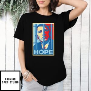 Obama Hope Detention Paint T-Shirt