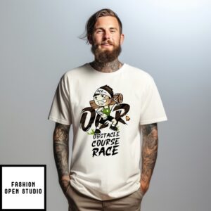 Ocr Obstacle Course Race Cartoon T-Shirt
