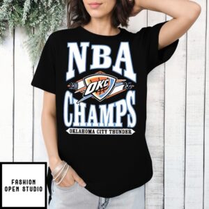 Oklahoma City Thunder 2025 Finals Champions Mvp T-Shirt