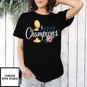 Oklahoma City Thunder 2025 Finals Champions T-Shirt
