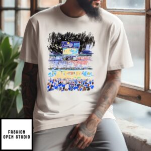 Oklahoma City Thunder Indiana Pacers Stadium Art T-Shirt