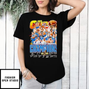 Oklahoma City Thunder Nba Cup Champions 2025 T-Shirt