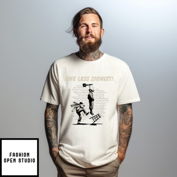 One Less Zionist T-Shirt