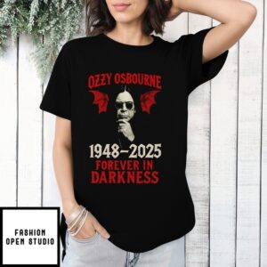 Ozzy Osbourne Forever In Darkness Rock Legend Tribute T-Shirt