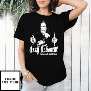 Ozzy Osbourne Prince Of Darkness Graphic T-Shirt