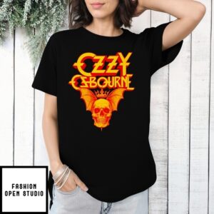Ozzy Osbourne Skull Bat Wing Crown T-Shirt