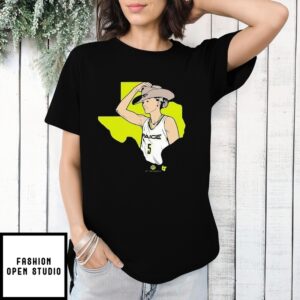 Paige Bueckers Cowboy Bueckers Texas Map T-Shirt