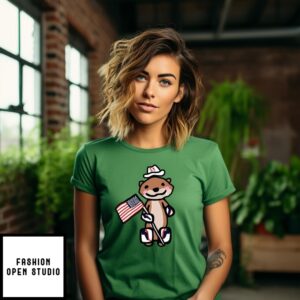Patriotic Otter Flag T-Shirt