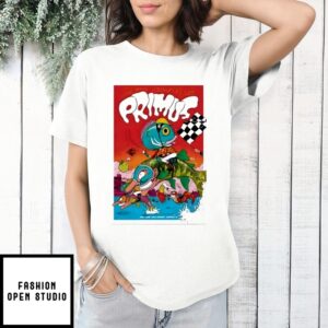 Primus In Lafayette Ny On Jul 18 2025 Tour Poster T-Shirt