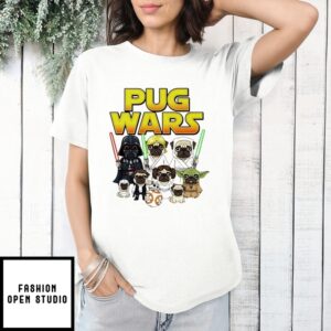 Pug Wars Parody Dog Star War T-Shirt