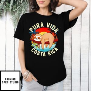 Pura Vida Costa Rica Sloth Vintage T-Shirt