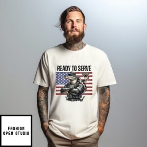 Ready To Serve Alligator Alcatraz Snake T-Shirt