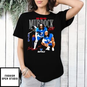 Red Murdock Buffalo Bulls Signature Illustrated T-Shirt