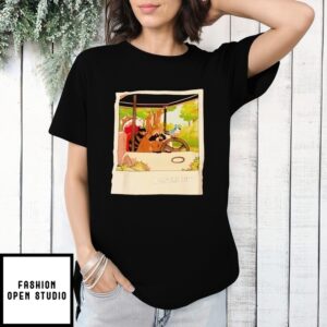 Rigby And Mordecai Regular Show Racoon T-Shirt