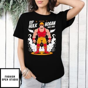 Rip Hulk Hogan 1953 2025 Hulkamania Angel T-Shirt