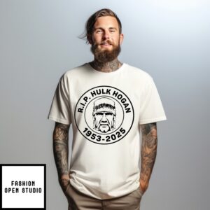 Rip Hulk Hogan 1953 2025 Wrestling Logo T-Shirt