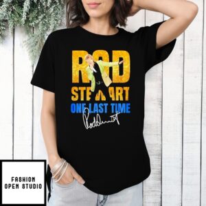 Rod Stewart On Last Time Signature T-Shirt