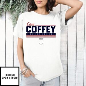 Sam Coffey Stripe Uswntpa Portland Thorns T-Shirt