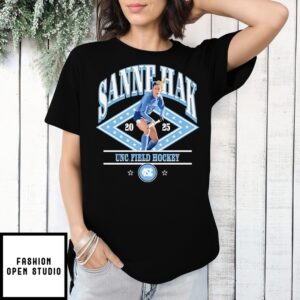 Sanne Hak North Carolina Tar Heels Illustrated T-Shirt