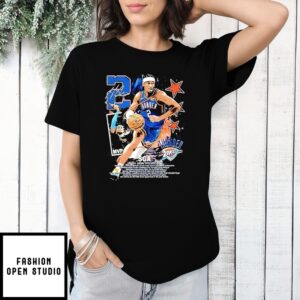 Shai Gilgeous-Alexander Mvp Nba 2025 Oklahoma City Thunder Vintage T-Shirt