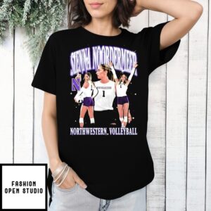Sienna Noordermeer Northwestern Volleyball Illustrated T-Shirt