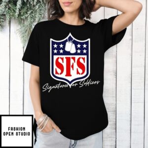 Signatures For Soldiers Gridiron Sfs Nfl Logo T-Shirt