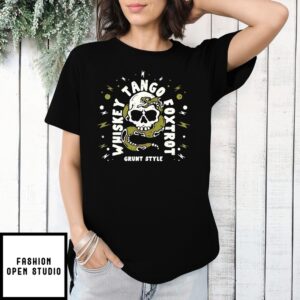 Skull And Snake Whiskey Tango Foxtrot T-Shirt